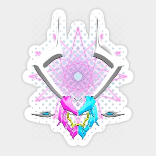 Burning Soul Mecha Sticker